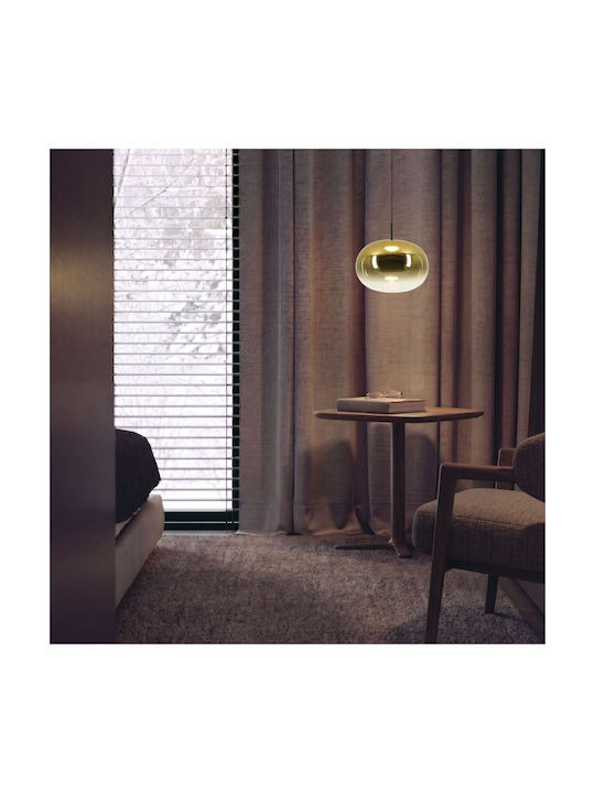 Zambelis Lights Zambelis Lights Gold LED Ceiling Light with Warm White Light 28x28cm