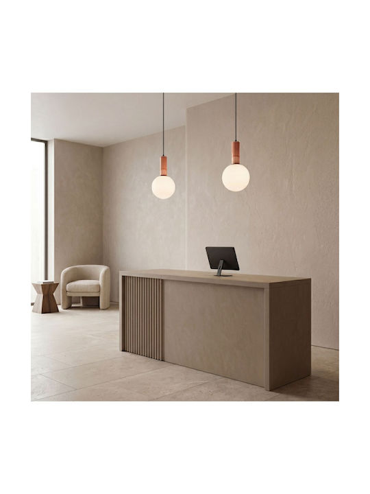 Zambelis Lights Pink Ceiling Light with E27 Socket 20x20cm