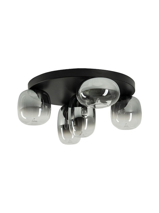 Zambelis Lights Deckenleuchte montieren 59cm Grau mit Integrierte LED