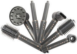 Adler Styler Elektrische Haarbürste mit Luft für Haarglättung und Locken 1400W
