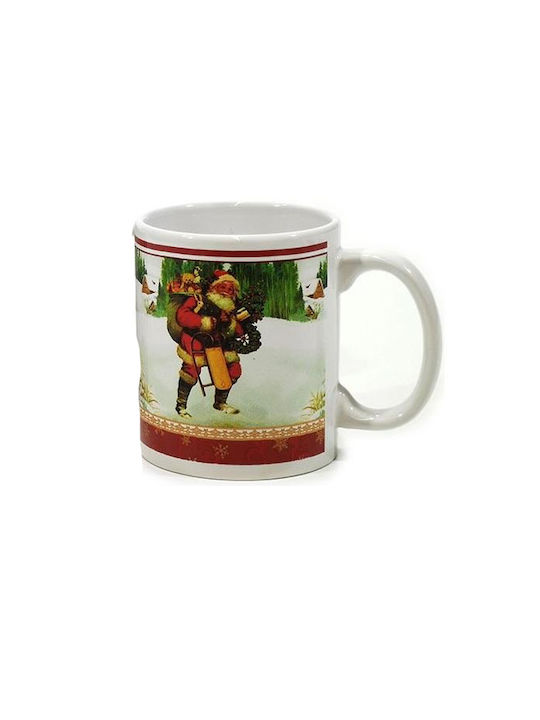 General Trade Christmas Porcelain Mug 12x9.7x8cm 325ml (Miscellaneous Designs/Colors)