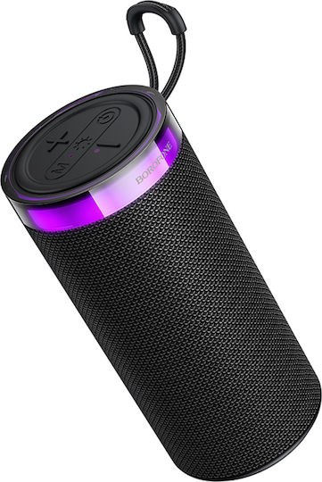 Borofone BR105 Bluetooth Lautsprecher 10W mit Tischuhr und Betriebszeiten bis zu 5 Stunden Schwarz