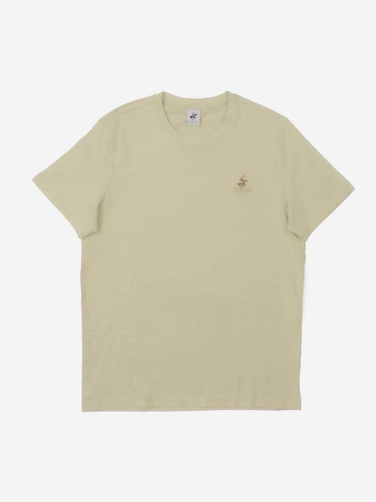 Polo Bluza Tricou Cu Mânecă Scurtă Ecru