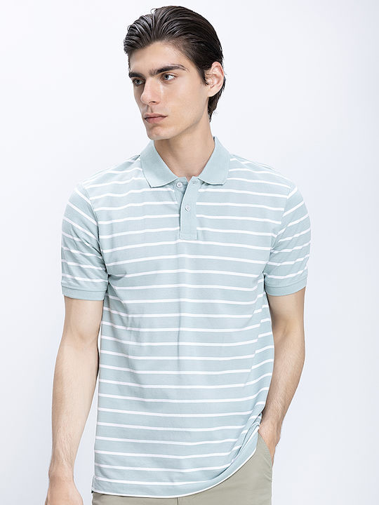 Basefield Polo Herrenbluse Grau Hell
