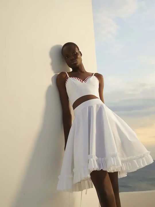 Women's Crop Top White
