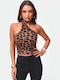 Γυναικεία Μπλούζα Animal Print Λεοπαρ