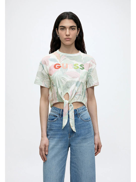 Guess T-Shirt Πράσινη
