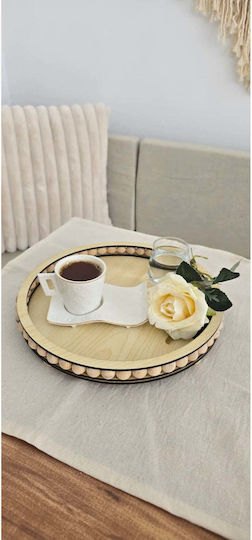 SteweHome Дървен Сервиращ Диск 12x25см