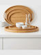 SteweHome Bamboo Δίσκος Σερβιρίσματος 45x30x29cm 3τμχ
