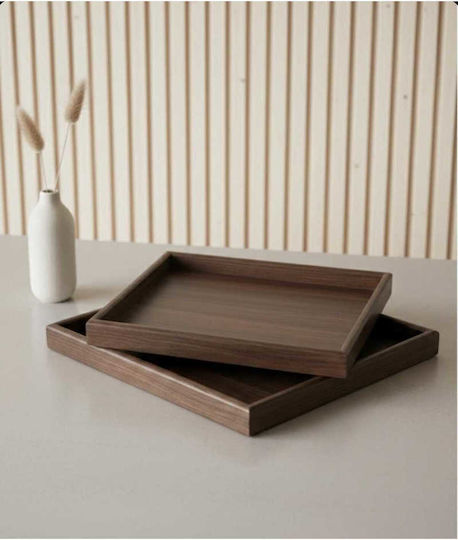 SteweHome Bamboo Serviertablett 25x35cm 2 Stück