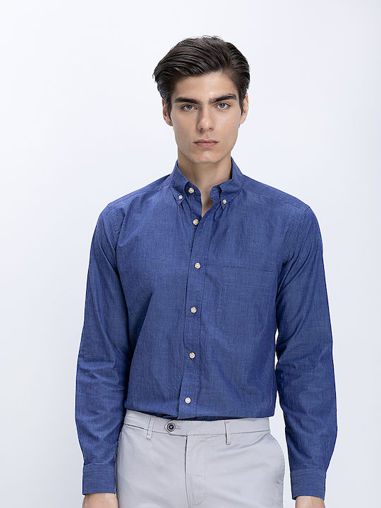 Eton Shirts Denim Hemd Dunkelblau
