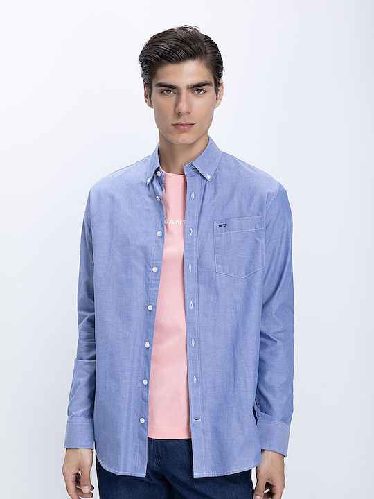 Commander Denim Overshirt Blau