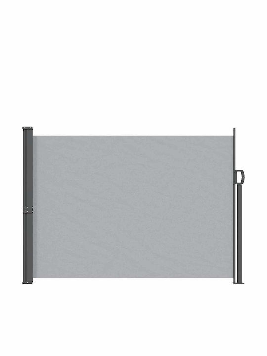 vidaXL Seitliche Markise Terrasse Grau 1.4x3m