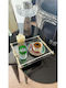 SteweHome Decorative Tray Metallic 25x20cm