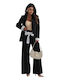Women's Black Set with Trousers P-382