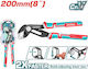 Total Wasserpumpenzange 200mm
