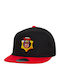 Brawl Stars Shelly Flat Snapback Cap Black Red 100% Cotton Unisex One Size