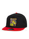 Cristiano Ronaldo Al Nassr Cap Flat Snapback Black Red 100% Cotton Unisex One Size