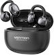Vention Echo Clip A1 Open Ear Bluetooth Handsfree Headphones with Sweat Resistance and Charging Case Black
