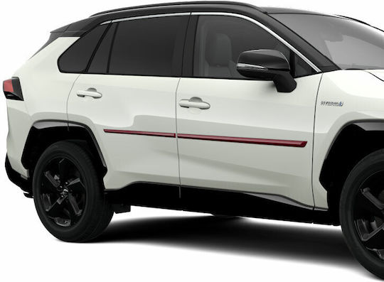 Toyota Genuine Side Car Protection Accessories 3t3 Red Mc 4 Pieces Rav4 2018-2024