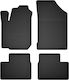Car Rubber Mats Set 4 Pcs Universal Toyota Auris I Hatchback 2006-2013