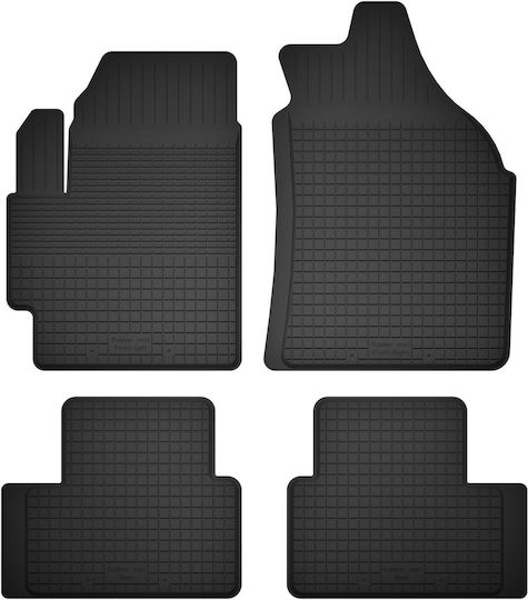 Car Rubber Mats Set 4 Pcs Universal Chevrolet Spark Iv Hatchback 2015