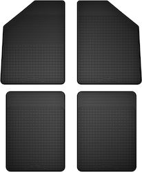 Car Rubber Mats Set 4 Pcs Universal Fiat Uno Hatchback 1983-2001