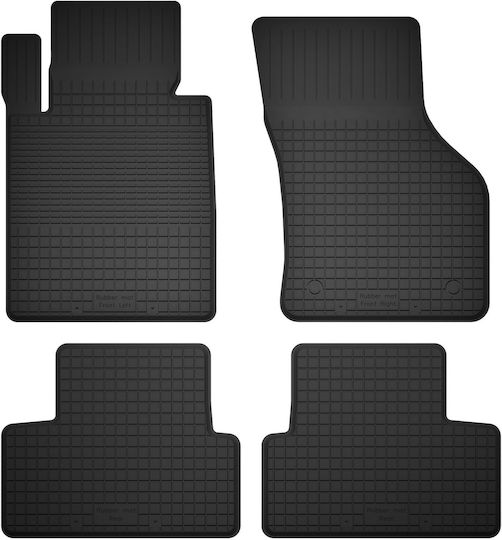 Car Rubber Mats Set 4 Pcs Universal Mini Clubman F-54 Hatchback 2015