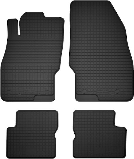 Car Rubber Mats Set 4 Pcs Universal Fiat Punto 12' Hatchback 2012-2018