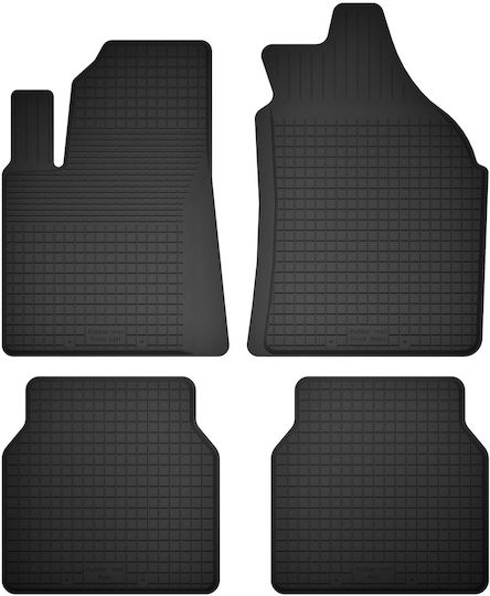 Car Rubber Mats Set 4 Pcs Universal Citroen C3 Aircross Ii Crossover 2017