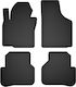 Car Rubber Mats Set 4 Pcs Universal Volkswagen Phaeton Sedan 2002-2016