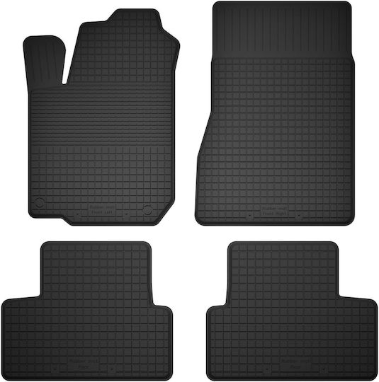 Car Rubber Mats Set 4 Pcs Universal Mercedes W176 A-class 2012-2018
