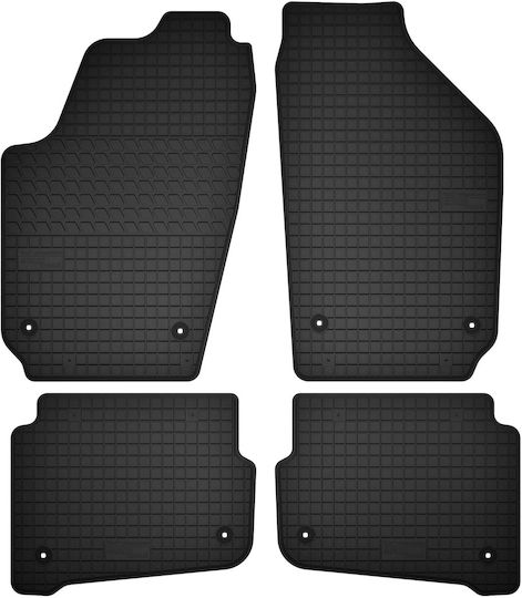 Rubber Mats Set Volkswagen Polo Iv 9n Hatchback From 2001 To 2009