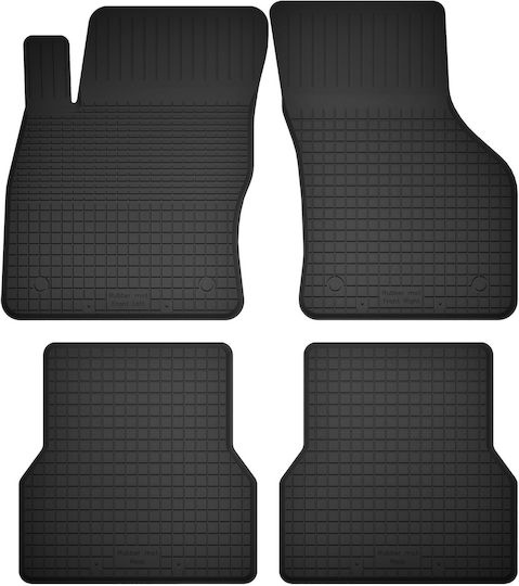 Car Rubber Mats Set 4 Pcs Universal Fiat 500x Ii Crossover 2018