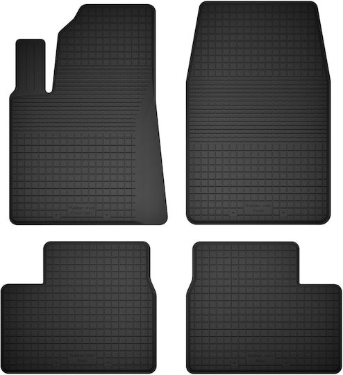 Car Rubber Mats Set 4 Pcs Universal Peugeot 2008 I Crossover 2013-2019