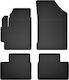 Car Rubber Mats Set 4 Pcs Universal Fiat Sedici Hatchback 2006-2014