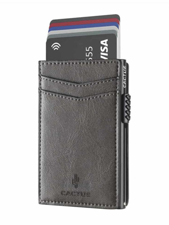Men's Wallet with RFID Grey
