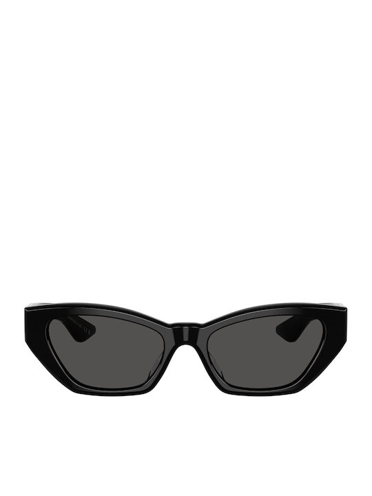 Unisex Sonnenbrillen mit Schwarzem Horn umrandetem Rahmen und schwarzen Gläsern