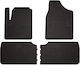Rubber Car Mats Seat Alhambra I Minivan 1995-2010 Black Fitted