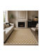Shaggy Bonifay Rug Rectangular Cream Yellow 120x170cm