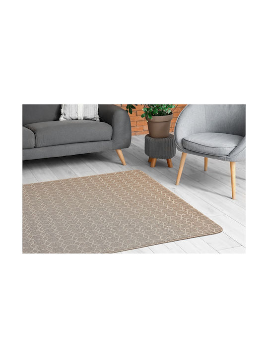 Nikotex Carpets Non-Slip Living Room Rug Belmont Mocha-Cream 133x190