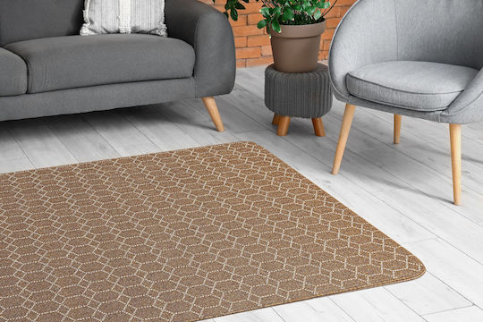 Nikotex Carpets Αντιολισθητικό Χαλί Σαλονιού Belmont Καστανό-ζαχαρί 133x190