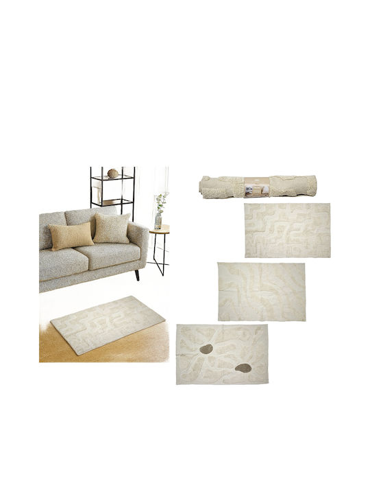 ArteLibre Χαλί Ορθογώνιο Βαμβακερό Panna 60x90cm