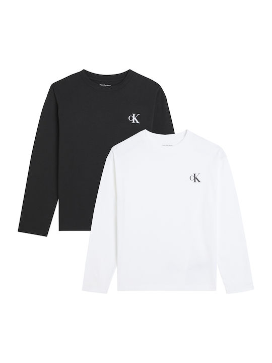 Calvin Klein Σετ Παιδικές Μπλούζες Bright White...