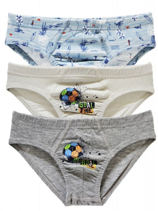 Happy Touch Kinderunterwäsche Set für Kinder Höschen 3 Stück Hellblau