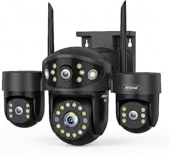Andowl TS66 IP Triple Surveillance Camera Wi-Fi 4K Waterproof