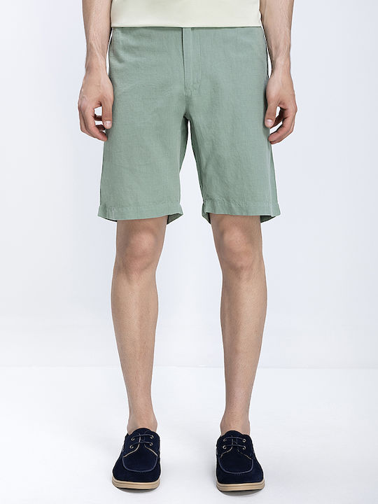Basefield Herren Shorts Hellgrüner Farbener