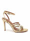 Sandals with Strass Gold PM2890x