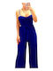 Women's Blue One-Piece Jumpsuit P-372