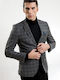 Winter Men’s Suit Jacket Grey